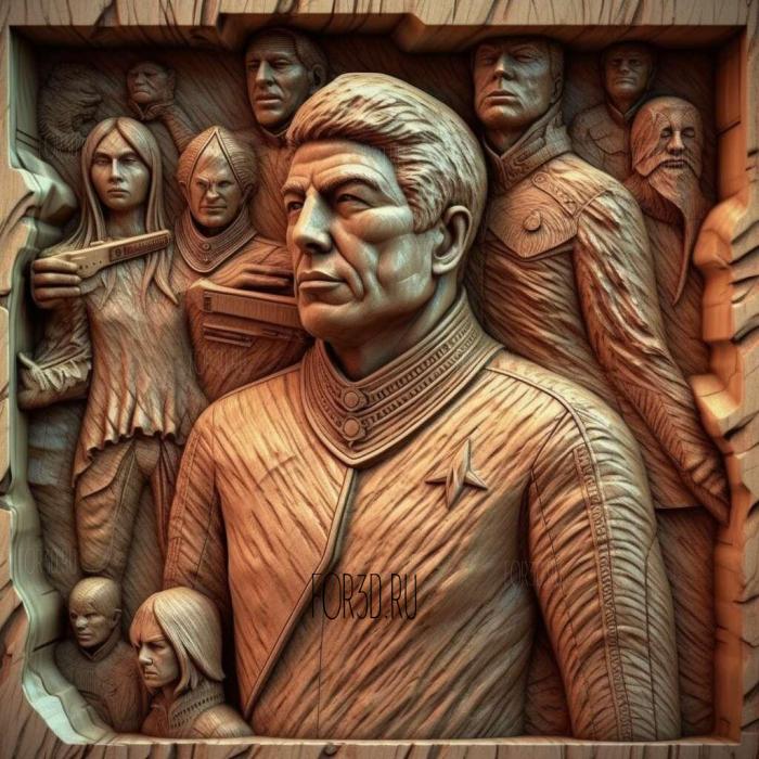 stl Star Trek 2 stl model for CNC